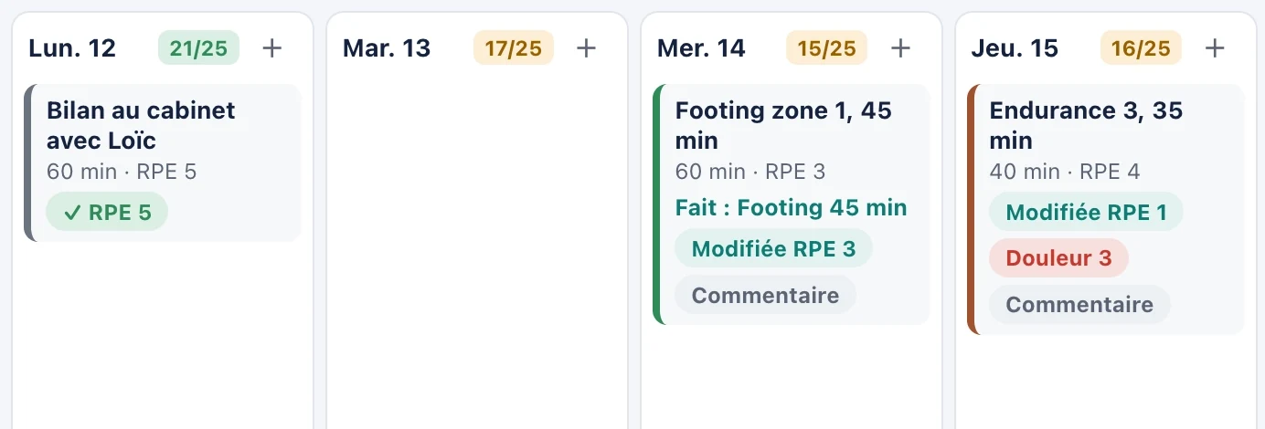 Votre programme à domicile